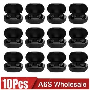 10pcs Wholesale TWS A6S Wireless Headphones Bluetooth Earphone 5.1 Stereo Headse